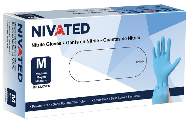 NIVATED Nitrile Gloves Box